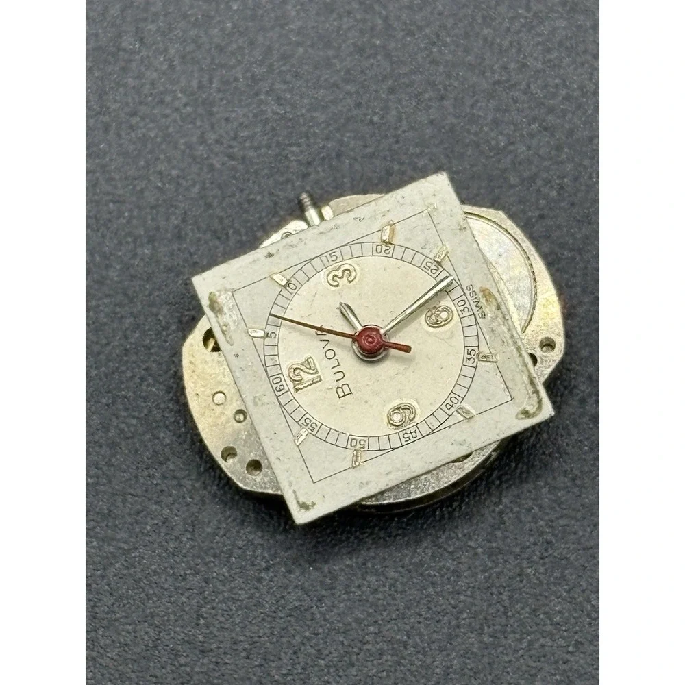 Bulova Ladies Watch Movement 6CFC Free Balance As-Is D15
